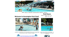 Desktop Screenshot of kensingtonpool.com