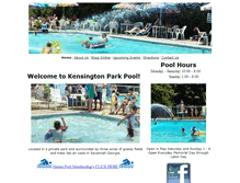 Tablet Screenshot of kensingtonpool.com